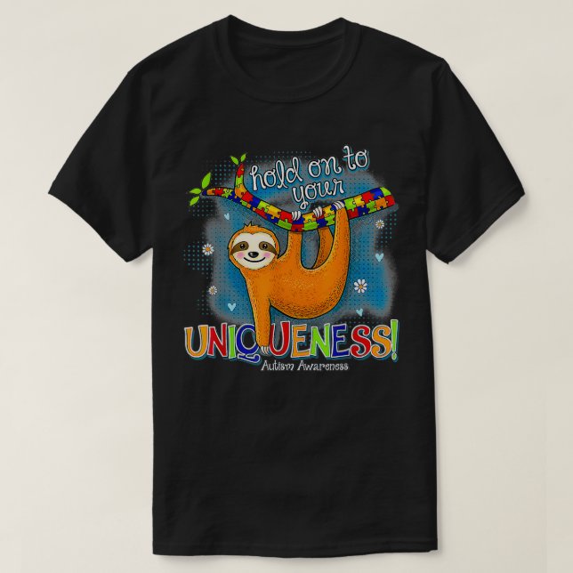 Camiseta Espuma sosteniendo el rompecabezas Pieza corazón C (Diseño del anverso)