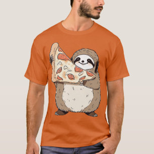 Camiseta Espuma sosteniendo una rebanada de pizza 3