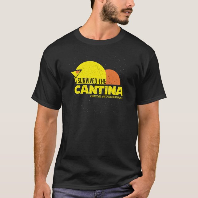 Camiseta Espuma y Cantina de la villanía (Anverso)