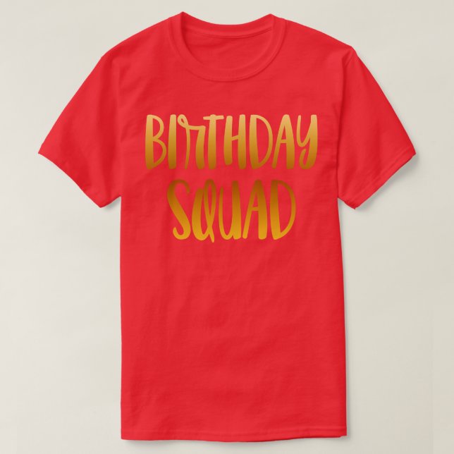 Camiseta Esquadra de Cumpleaños (Diseño del anverso)