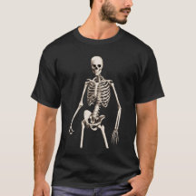 Camiseta esquelética chula