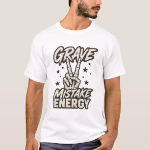 Camiseta Esquelética de Energía de Error Grave