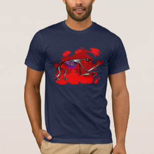 Camiseta esquelética de la pereza (para hombre)