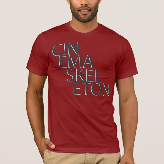 Camiseta esquelética de Oreo del cine (Anverso)