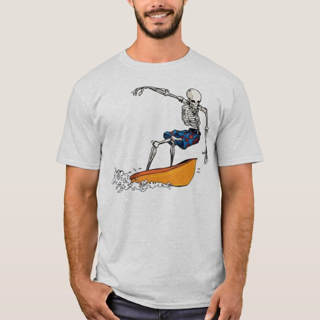 Camiseta esquelética del tipo de la persona que (Anverso)