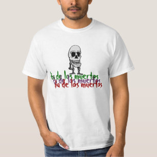 Camiseta esquelética feliz de Dia De Los Muertos