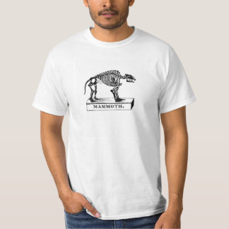 camiseta esquelética gigantesca