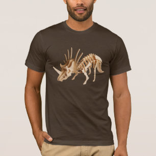Camiseta Esqueleto #1 del dinosaurio del Styracosaurus
