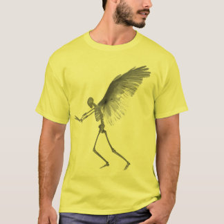 Camiseta esqueleto-alas