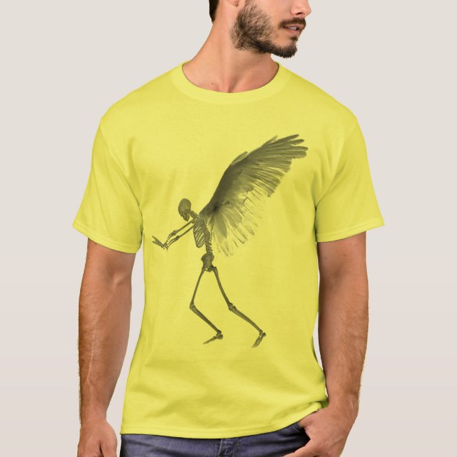 Camiseta esqueleto-alas (Anverso)