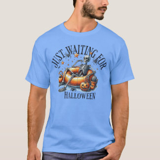 Camiseta Esqueleto ambiente espeluznante verano divertido e