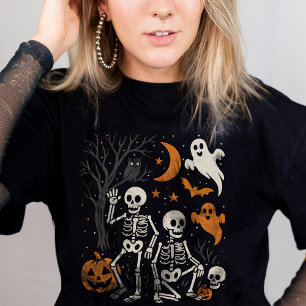 Camiseta Esqueleto anti Trump Halloween FDT Trump Halloween