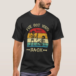 Camiseta Esqueleto Bruh Halloween Tengo Tu Espalda Diversió