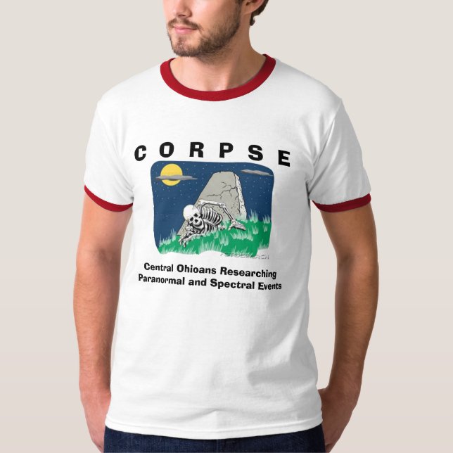Camiseta Esqueleto, C O R P S E, Ohioans central Res… (Anverso)