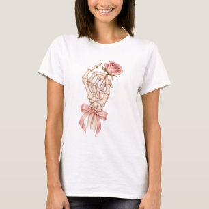 Camiseta Esqueleto Coqueto con Cinta