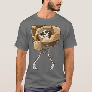 Camiseta Esqueleto de arte urbano