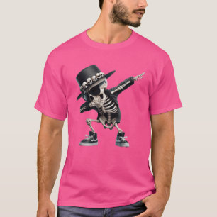 Camiseta Esqueleto de Dabbing Cráneo Jaula de Costillas Dab
