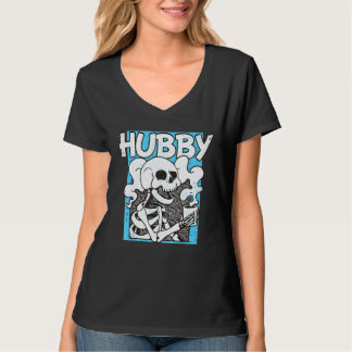 Camiseta Esqueleto de despedida de soltero bebiendo café nu