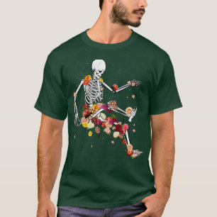Camiseta Esqueleto de flor de época de Tobe Fonseca