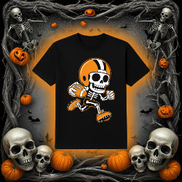 Camiseta Esqueleto de fútbol | Regresando Halloween
