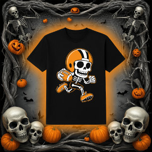 Camiseta Esqueleto de fútbol Regresando Halloween
