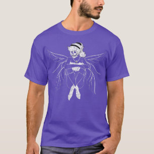 Camiseta Esqueleto de hadas del bosque del Gótico Fairycore