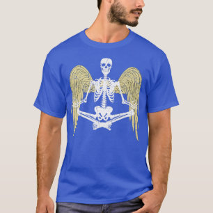 Camiseta Esqueleto de hadas Gótico oscuro Meditación estéti