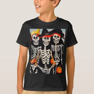 Camiseta Esqueleto de Halloween