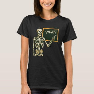 Camiseta Esqueleto de Halloween 67 Meme Raíz Cuadrada 4489