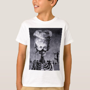 Camiseta Esqueleto de Halloween con máscara gótica