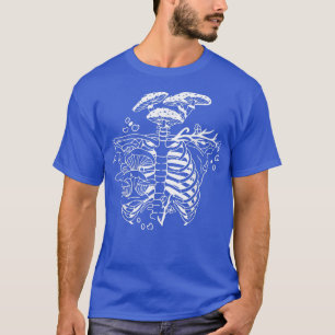 Camiseta Esqueleto de hongos de Gótico oscuro, amor de hong