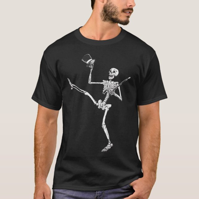 Camiseta Esqueleto de la depresión - Tiempo de presentación (Anverso)