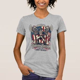 Camiseta Esqueleto de la Guerra Revolucionaria Patriótica P