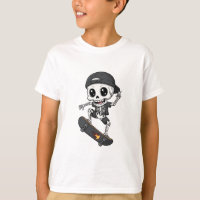 Esqueleto de patinador Cool Chibi Ropa de calle pa