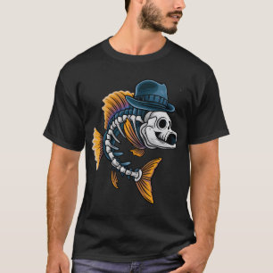 Camiseta esqueleto de pez