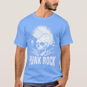 Camiseta Esqueleto de Punk Rock Premium 2