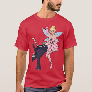 Camiseta Esqueleto de rastrillo de ladrillo de ladrón de di