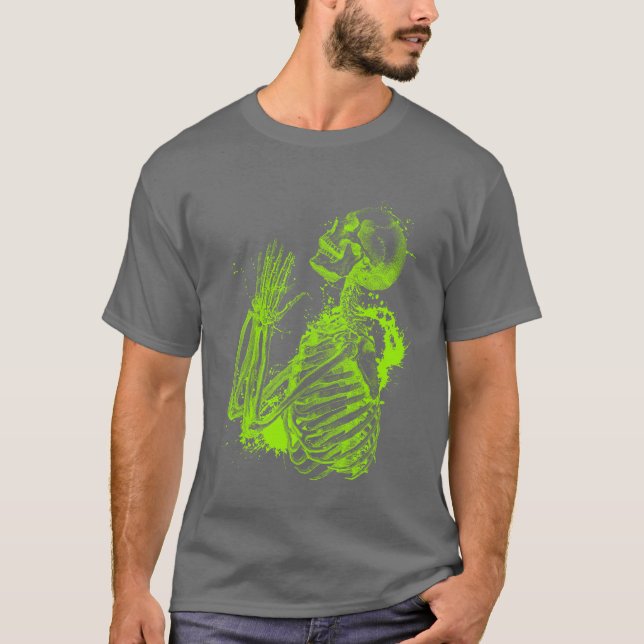 Camiseta esqueleto de rogación (Anverso)