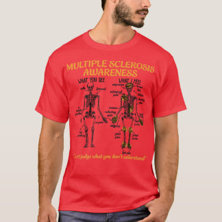 Camiseta Esqueleto de sensibilización sobre esclerosis múlt