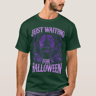 Camiseta Esqueleto de Summerween esperando Halloween