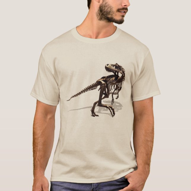 Camiseta Esqueleto de T-Rex del dinosaurio (Anverso)