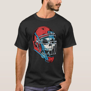 Camiseta Esqueleto de terror de Halloween con la explosión 