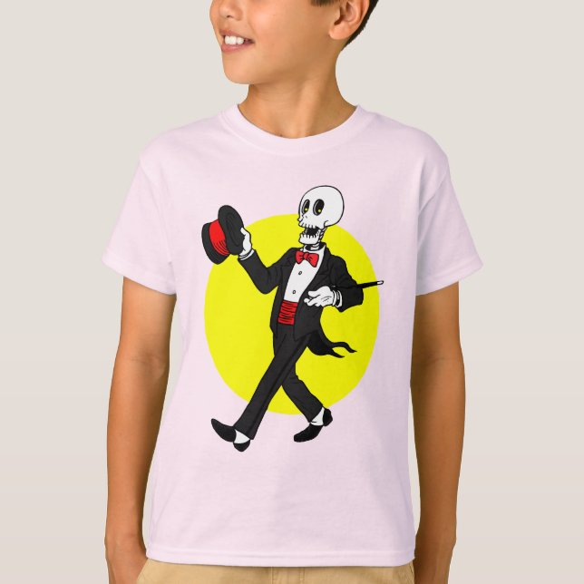 Camiseta Esqueleto de Tuxedo Suit (Anverso)