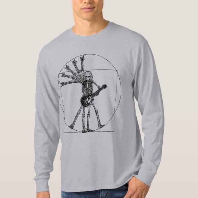 Camiseta Esqueleto de Vitruvian (Anverso)