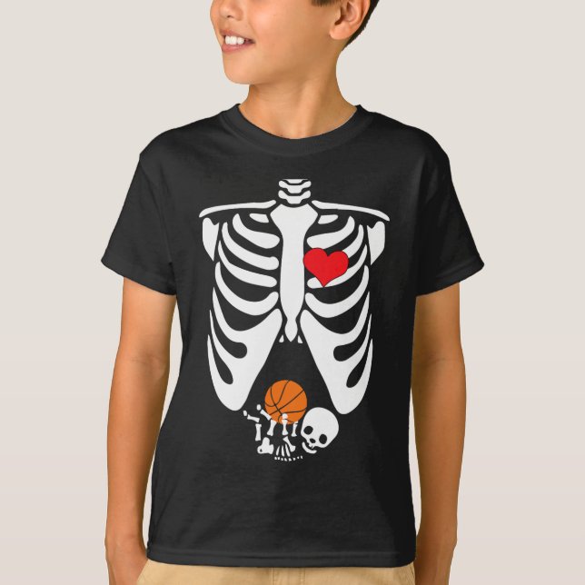 Camiseta Esqueleto Divertido  (Anverso)