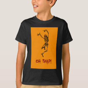 Camiseta Esqueleto Divertido Bailando Oh Rayos