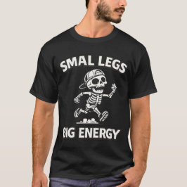 Camiseta Esqueleto Divertido Corriendo- Piernas Pequeñas Gr
