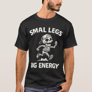 Camiseta Esqueleto Divertido Corriendo- Piernas Pequeñas Gr