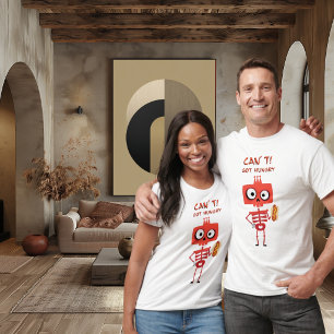 Camiseta Esqueleto Divertido de Hot Dog   No Puedo. Me Di H