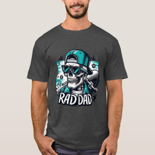 Camiseta Esqueleto divertido de Rad Dad del Día del Padre R